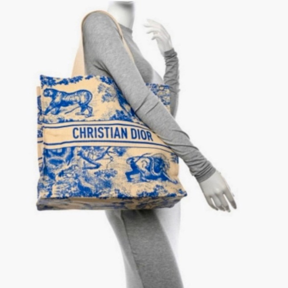 NWT CHRISTIAN DIOR Canvas Dioriviera tote GWP - Picture 4 of 7